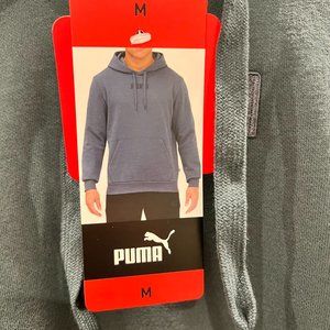 NWT Puma Men's Modern Basics Pullover Fleece Hoodie Black Size M